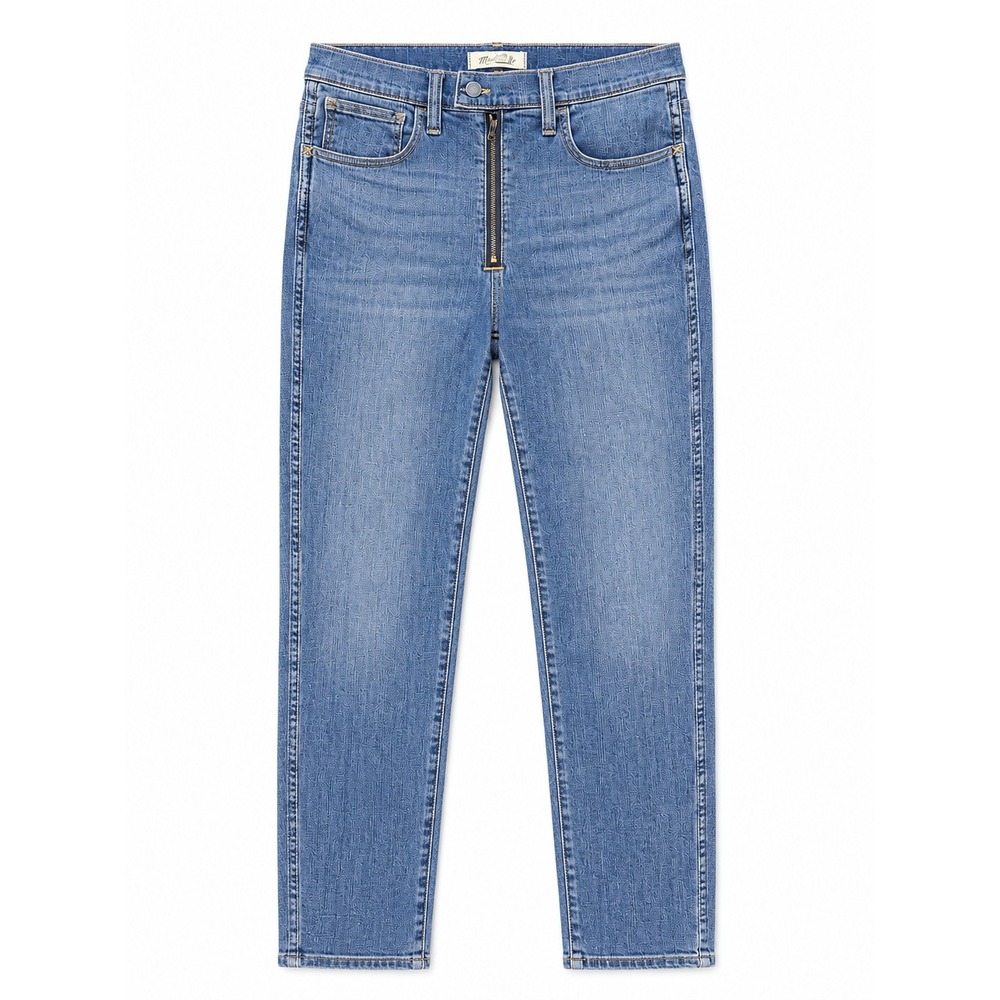 Madewell 10" Roadtripper High Rise Skinny Jeans Women's 26P Petite Stretch